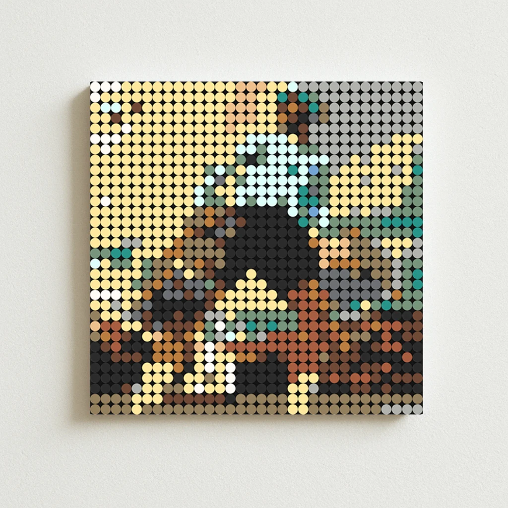 Tyler the Creator Album Cover DIY Pixel Mosaic Brick Art Poster Hip Hop Rap Music Wall Decor Handmade Building Blocks Painting
Tyler the Creator Album Cover DIY Pixel Mosaic Brick Art Poster Hip Hop Rap Music Wall Decor Handmade Building Blocks Painting