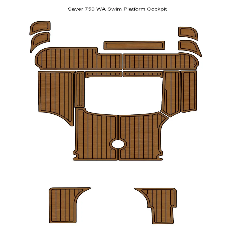 Saver 750 WA Swim Platform Cockpit Boat EVA Faux Foam Teak Deck Mat Floor Pad SeaDek MarineMat Gatorstep Style Self Adhesive
Saver 750 WA Swim Platform Cockpit Boat EVA Faux Foam Teak Deck Mat Floor Pad SeaDek MarineMat Gatorstep Style Self Adhesive