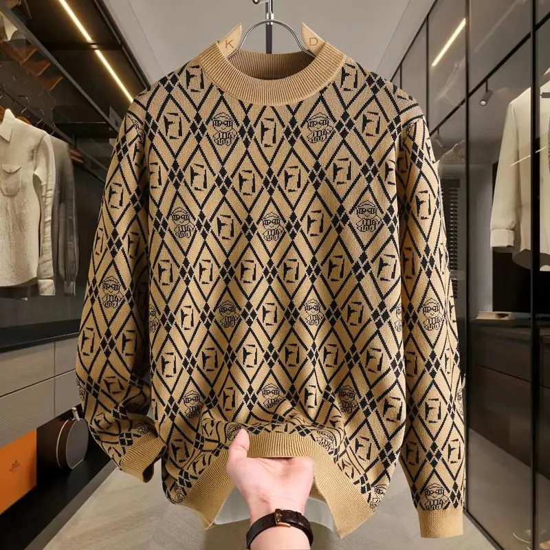 Мужской круглый вязаный свитер Thiened Ne, модный теплый зимний модный базовый слой, модный пушистый топ, качественный полиэстер
Мужской круглый вязаный свитер Thiened Ne, модный теплый зимний модный базовый слой, модный пушистый топ, качественный полиэстер