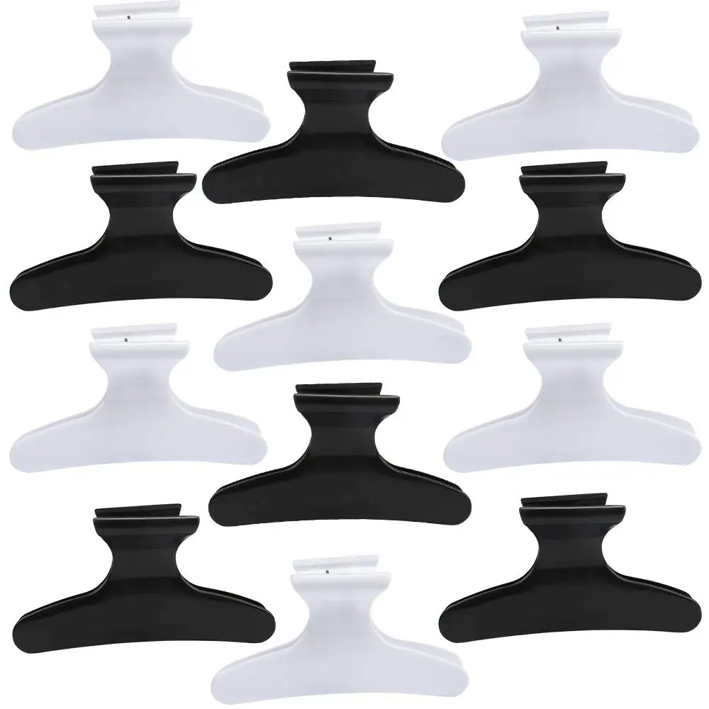 Набор из 12 черно-белых заколок-бабочек для укладки, разделения прядей, стрижки и окрашивания волос, для использования в салонах красоты
Набор из 12 черно-белых заколок-бабочек для укладки, разделения прядей, стрижки и окрашивания волос, для использования в салонах красоты