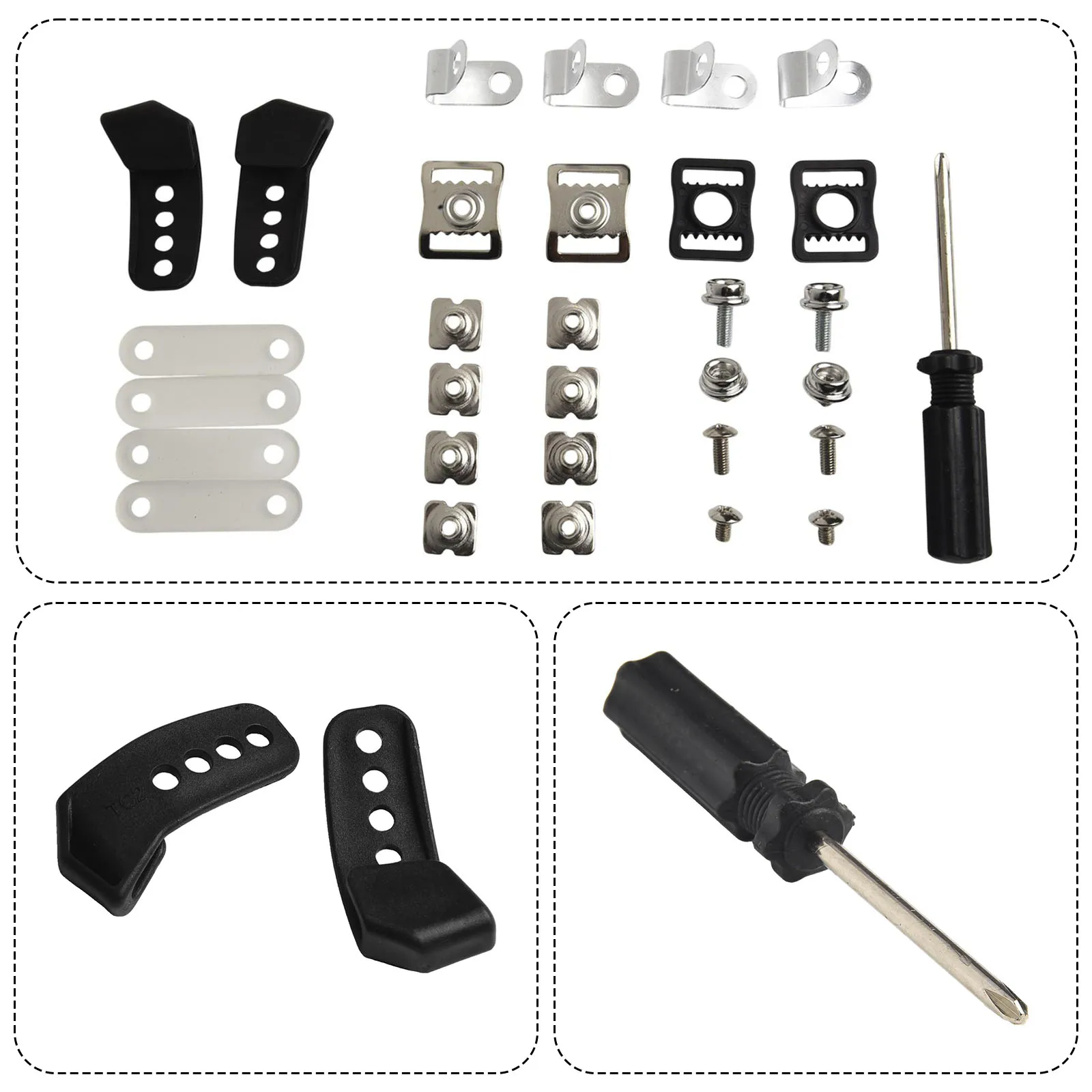 Baseball Helmet Kit Sports Repair Tools For Helmet Safety Stainless Steel Helmet Parts Comprehensive Kit Easy Installation
Baseball Helmet Kit Sports Repair Tools For Helmet Safety Stainless Steel Helmet Parts Comprehensive Kit Easy Installation