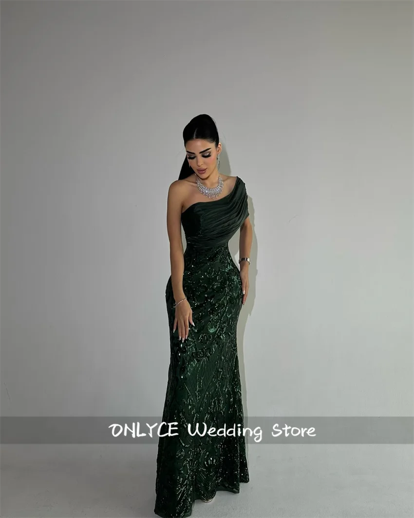 Green Luxurious women's Evening Dresses Sequins Appliques 2025 Mermaid Dubai Long Party Gown Vestidos Customized
Green Luxurious women's Evening Dresses Sequins Appliques 2025 Mermaid Dubai Long Party Gown Vestidos Customized