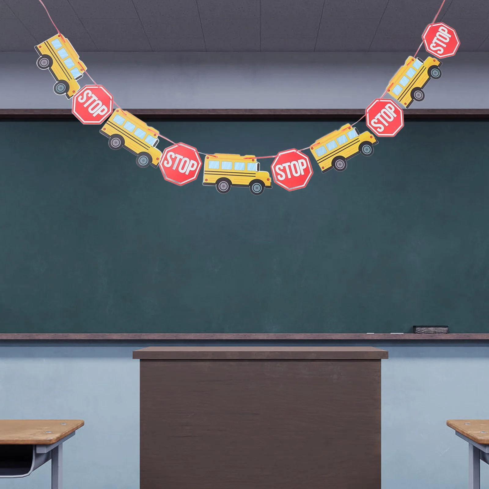 Back-to-school Banner Classroom Bulletin Board Decorations Balloon Garland Spiral Ornaments Paper 
Back-to-school Banner Classroom Bulletin Board Decorations Balloon Garland Spiral Ornaments Paper