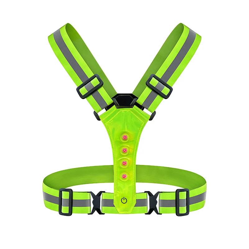 8 светодиодов, эластичный светоотражающий жилет высокой видимости, мигающий жилет для бега, рыбалки, бега 
8 светодиодов, эластичный светоотражающий жилет высокой видимости, мигающий жилет для бега, рыбалки, бега