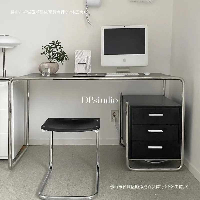 Computer desk antique drawer table stainless steel with plate desk storage designer at work
Computer desk antique drawer table stainless steel with plate desk storage designer at work