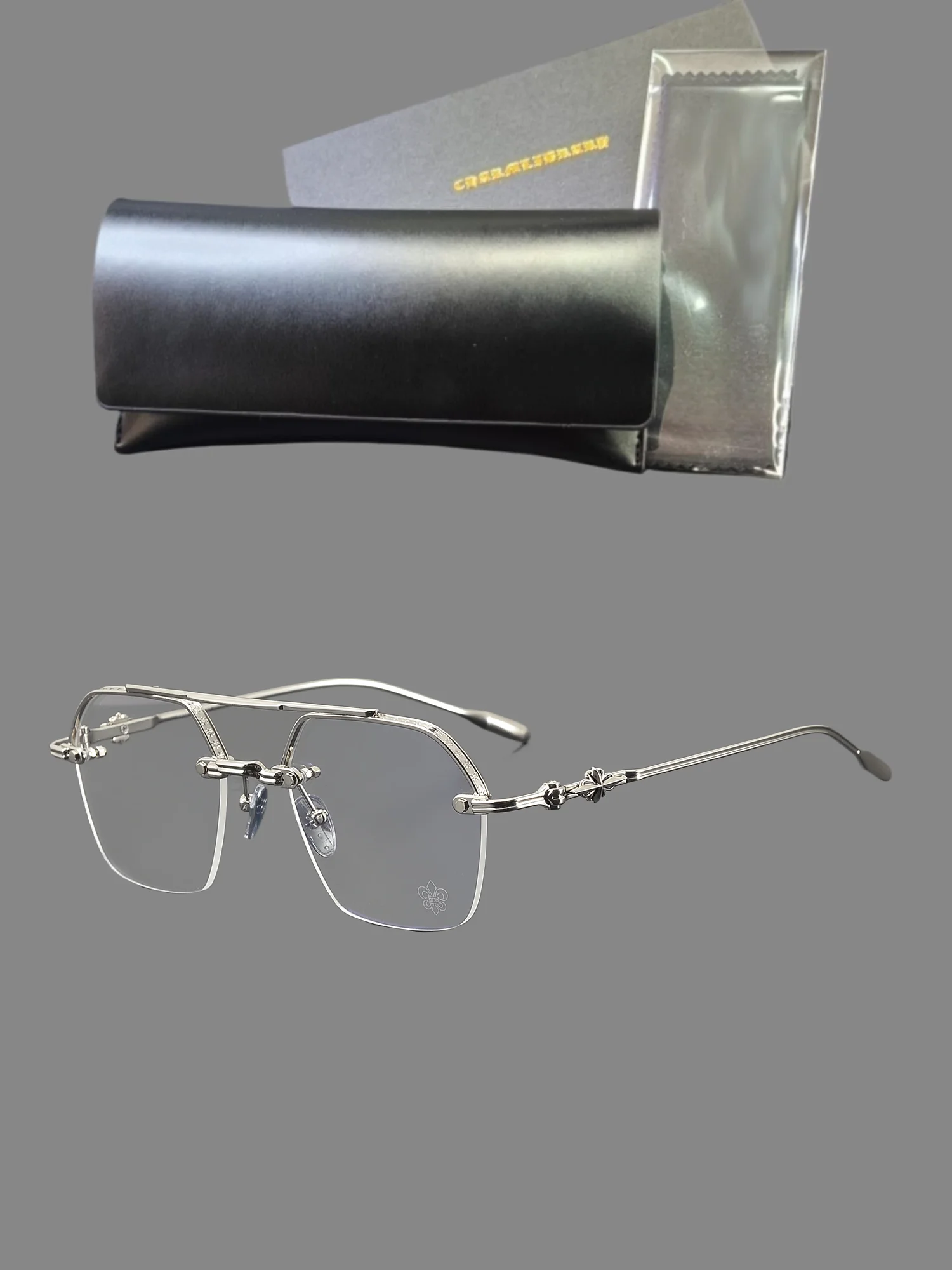 Luxury Women's Ultra Light Business Leisure Glasses Frame Titanium High Quality Men's Optical Prescription Computer Glasses
Luxury Women's Ultra Light Business Leisure Glasses Frame Titanium High Quality Men's Optical Prescription Computer Glasses