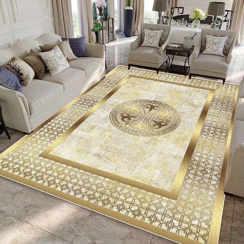 Large Area Golden Rugs Living Room Decoration Sofa Area Carpet Berdroom Cloakroom Non-slip Floor Mat Entrance Doormat Alfombra
Large Area Golden Rugs Living Room Decoration Sofa Area Carpet Berdroom Cloakroom Non-slip Floor Mat Entrance Doormat Alfombra