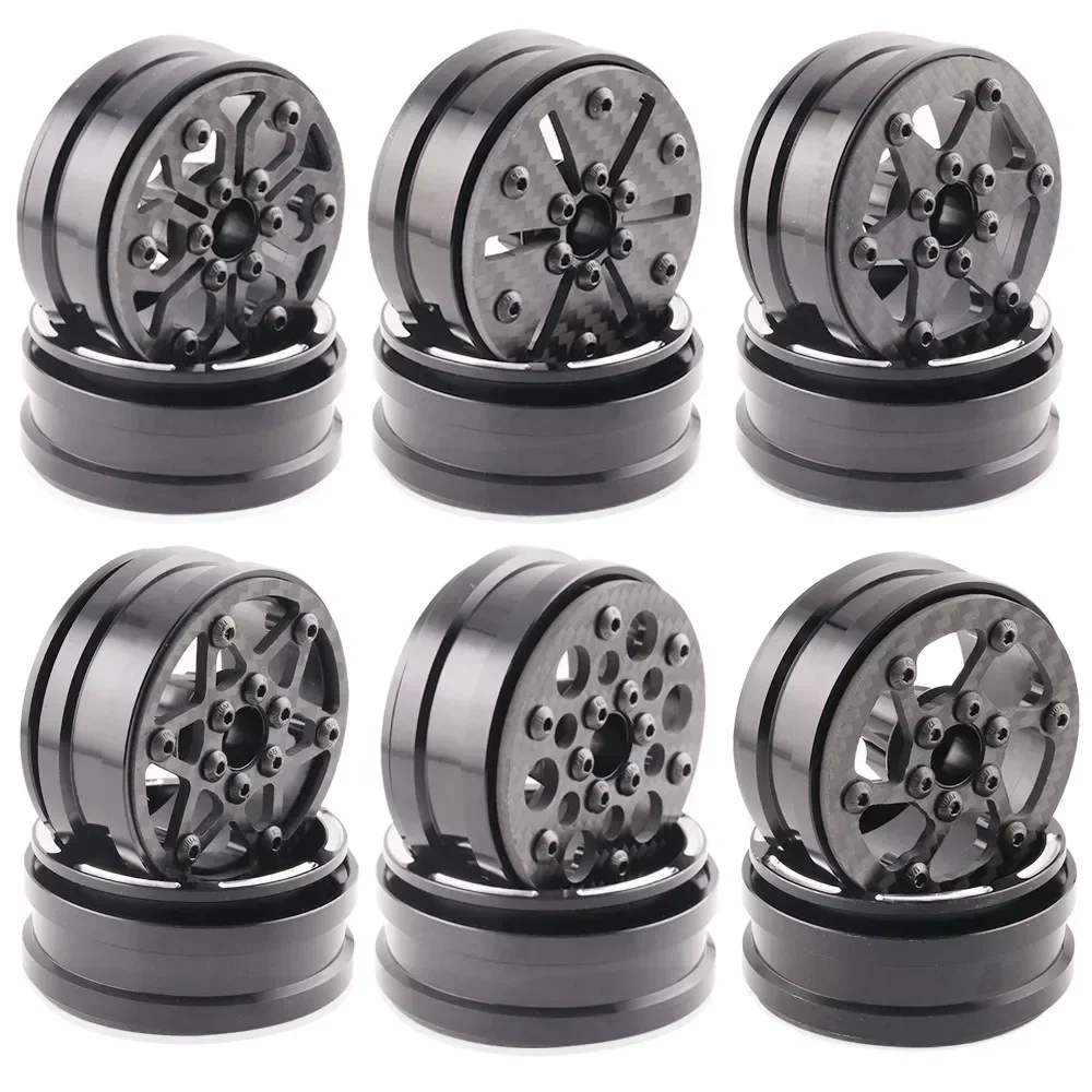 4Pcs Carbon Fiber 1.9Inch Beadlock Wheel Rim Wheel Hub For 1/10 RC Crawler Car Axial SCX10 TRX4
4Pcs Carbon Fiber 1.9Inch Beadlock Wheel Rim Wheel Hub For 1/10 RC Crawler Car Axial SCX10 TRX4