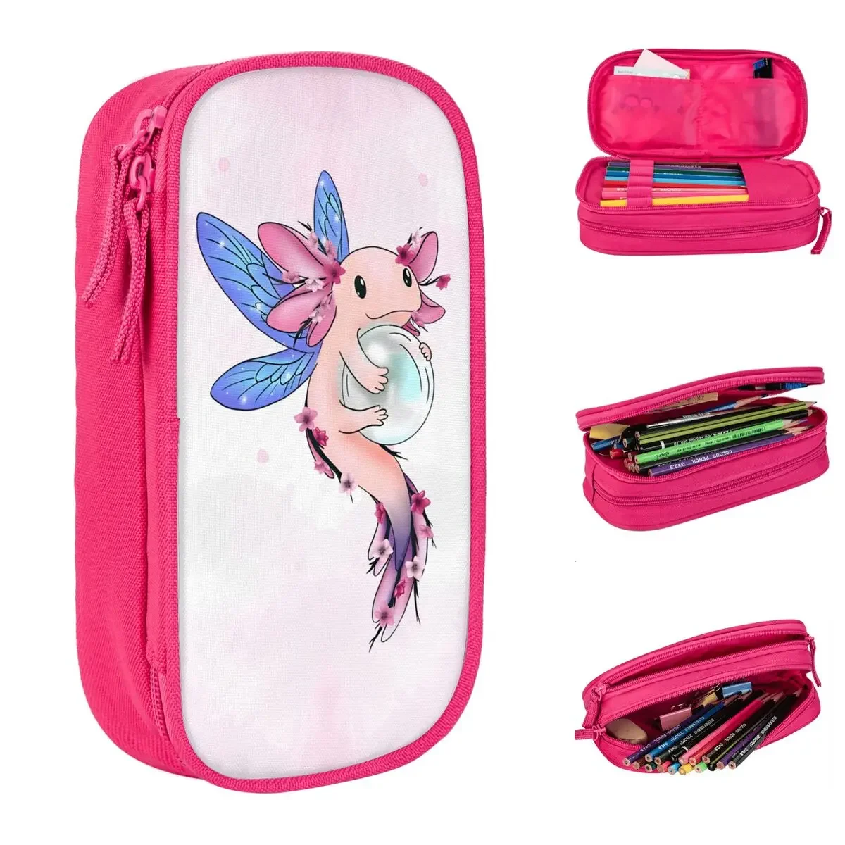 Blossom Fairy Axolotl Pencil Cases Animal Pencilcases Pen Holder for Student Large Storage Bag Office Cosmetic Stationery
Blossom Fairy Axolotl Pencil Cases Animal Pencilcases Pen Holder for Student Large Storage Bag Office Cosmetic Stationery