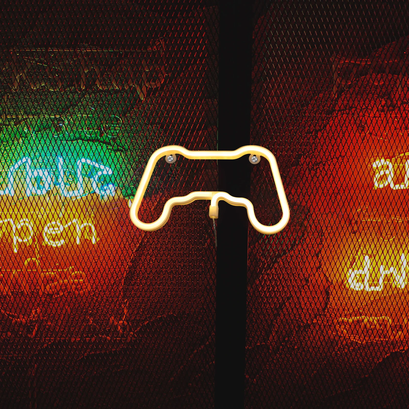 LED Light Decor Creative Shape Gaming Controller Night Light White Signs Bar Modeling Powered Neon Lamp
LED Light Decor Creative Shape Gaming Controller Night Light White Signs Bar Modeling Powered Neon Lamp