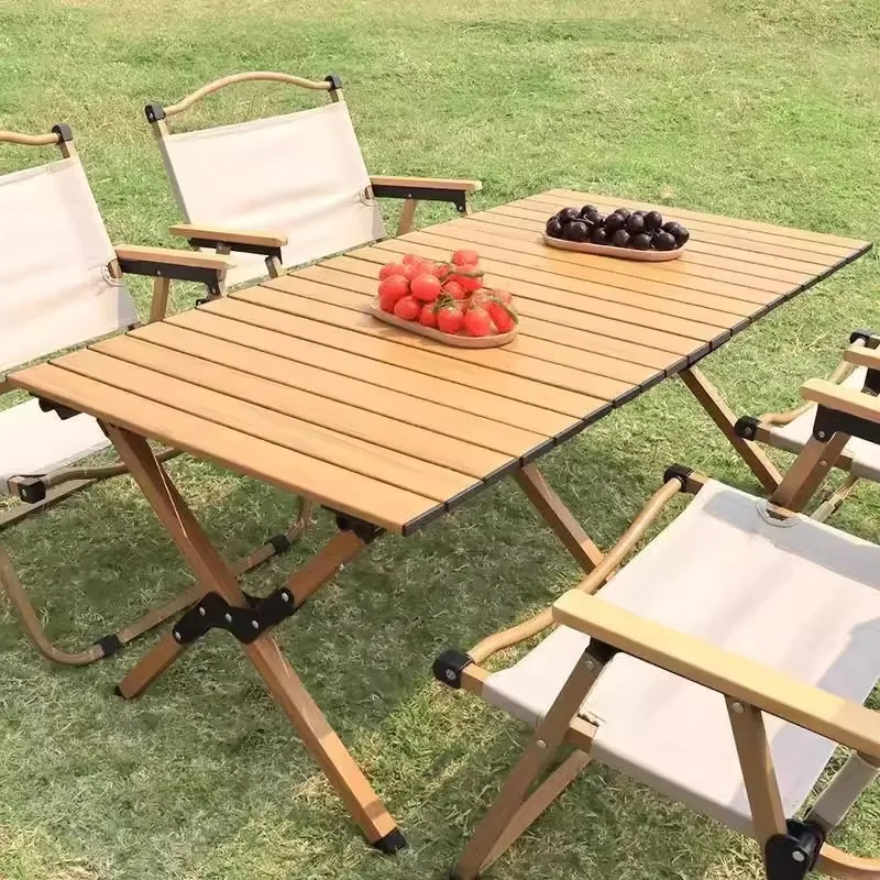 Outside Camping Egg Roll Table Folding Table Convenient BBQ Picnic Table and Chair Supplies
Outside Camping Egg Roll Table Folding Table Convenient BBQ Picnic Table and Chair Supplies