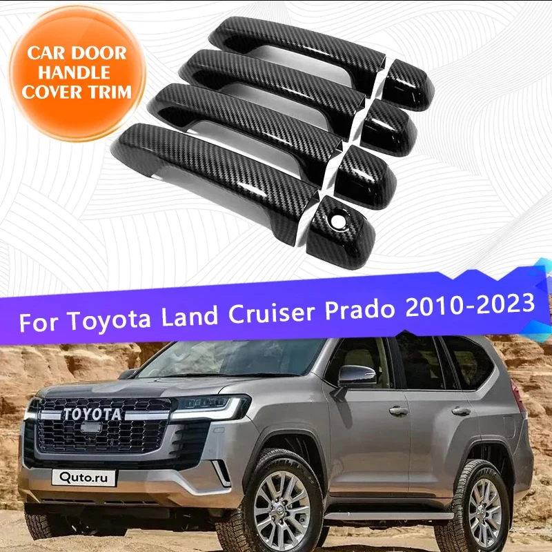 For Toyota Land Cruiser Prado 150 J150 2010~2023 Chrome Car Door Handle Cover Trim Scratchproof Set Chromium Styling Accessories
For Toyota Land Cruiser Prado 150 J150 2010~2023 Chrome Car Door Handle Cover Trim Scratchproof Set Chromium Styling Accessories