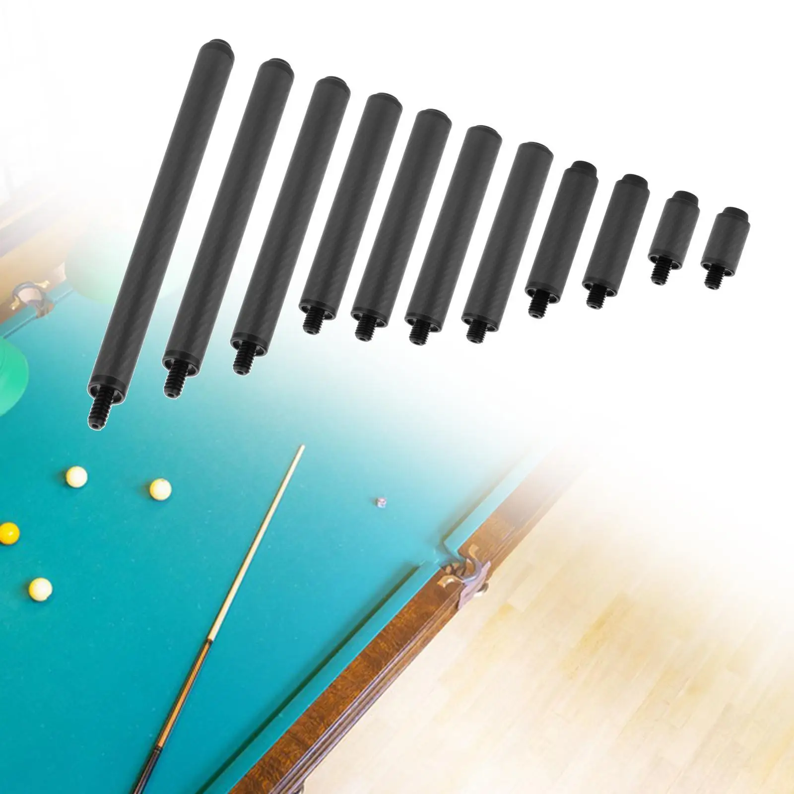 Pool cue extension, billiard cue extension, billiard rod accessories, rear plug,
Pool cue extension, billiard cue extension, billiard rod accessories, rear plug,