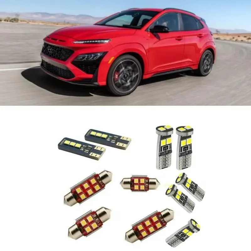 Для Hyundai Kona N 2022 светодиодный внутренний купол карта багажника комплект освещения Canbus белый 15 шт.
Для Hyundai Kona N 2022 светодиодный внутренний купол карта багажника комплект освещения Canbus белый 15 шт.