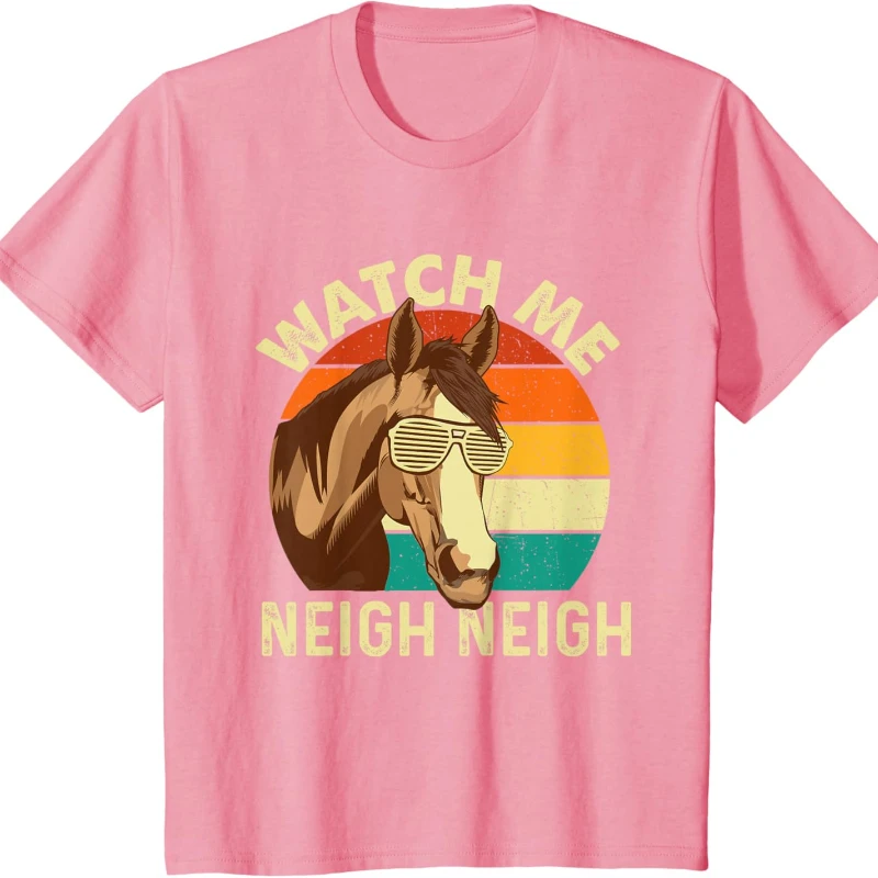 Watch Me Neigh Neigh - Retro Vintage Horse Lover Horseman T-Shirt Short Sleeve Cotton Top All Seasons Casual Fashion Comfortable
Watch Me Neigh Neigh - Retro Vintage Horse Lover Horseman T-Shirt Short Sleeve Cotton Top All Seasons Casual Fashion Comfortable