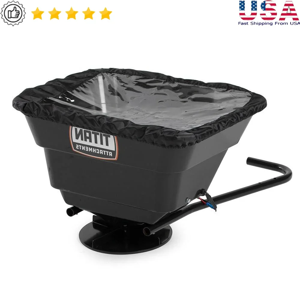 12V ATV UTV Broadcast Spreader 80LB Capacity Front Rear Mount Quick Connect Lawn Garden Seed Fertilizer Sand Spreader Rain Cover
12V ATV UTV Broadcast Spreader 80LB Capacity Front Rear Mount Quick Connect Lawn Garden Seed Fertilizer Sand Spreader Rain Cover