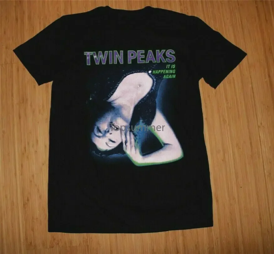 Twin Peaks Its Happening Again T Shirt Size Small Funny Design Tee Shirt
Twin Peaks Its Happening Again T Shirt Size Small Funny Design Tee Shirt