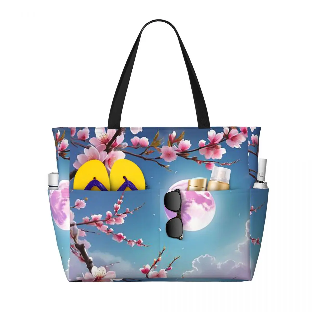 Sakura Cherry Blossom Japanese Flowers Beach Tote Bag Sport Gym Yoga Duffle Large Tote Bag Women Travel Bag Fitness bag
Sakura Cherry Blossom Japanese Flowers Beach Tote Bag Sport Gym Yoga Duffle Large Tote Bag Women Travel Bag Fitness bag