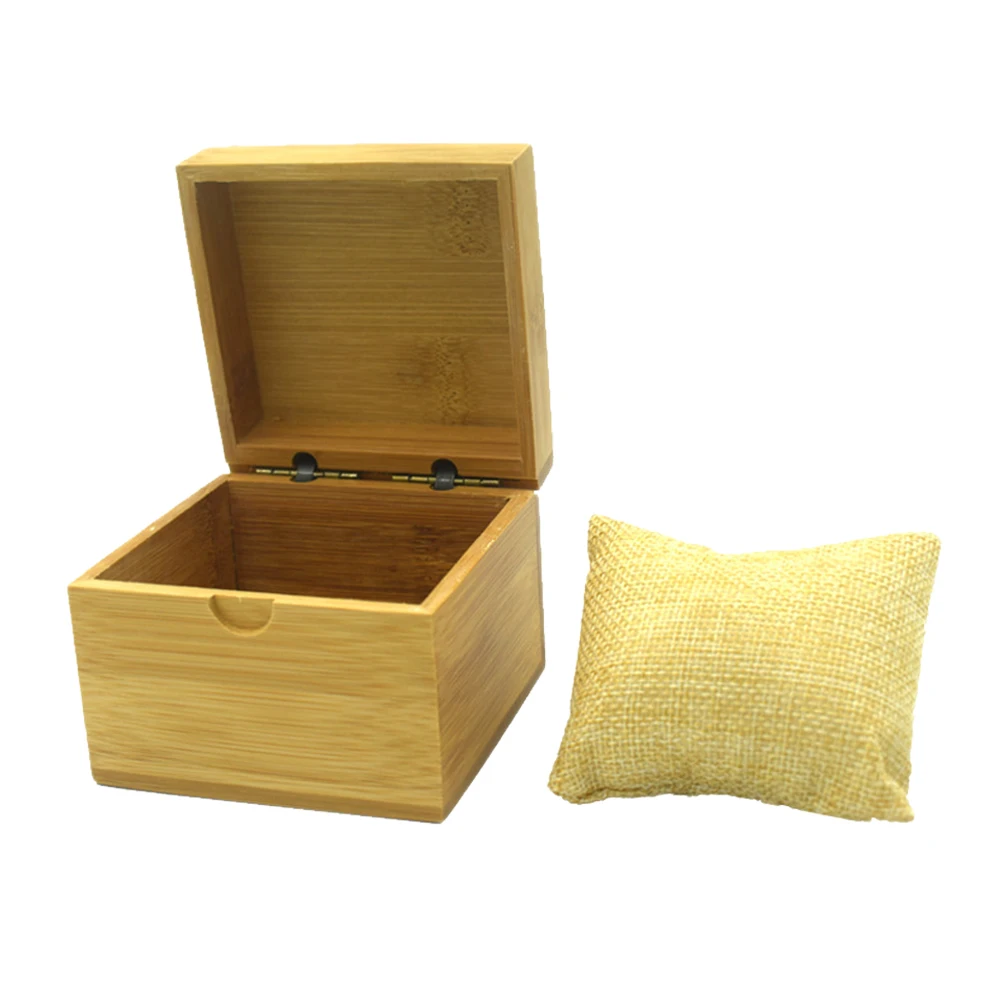 Watch Box Holder Bamboo Watch Organizer Storage Box Jewelry Bracelet Storage Gift Case (Bamboo Watch Box + Linen Pillow)
Watch Box Holder Bamboo Watch Organizer Storage Box Jewelry Bracelet Storage Gift Case (Bamboo Watch Box + Linen Pillow)