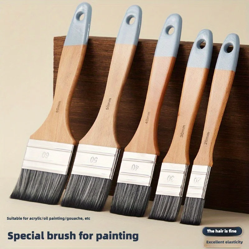 Набор из 5 шт., картина маслом с плоской головкой, акриловая рядная кисть, гуашь, акварель, художественная краска, настенная живопись, нейлоновые волосы, буковый стержень, чистая щетка
Набор из 5 шт., картина маслом с плоской головкой, акриловая рядная кисть, гуашь, акварель, художественная краска, настенная живопись, нейлоновые волосы, буковый стержень, чистая щетка