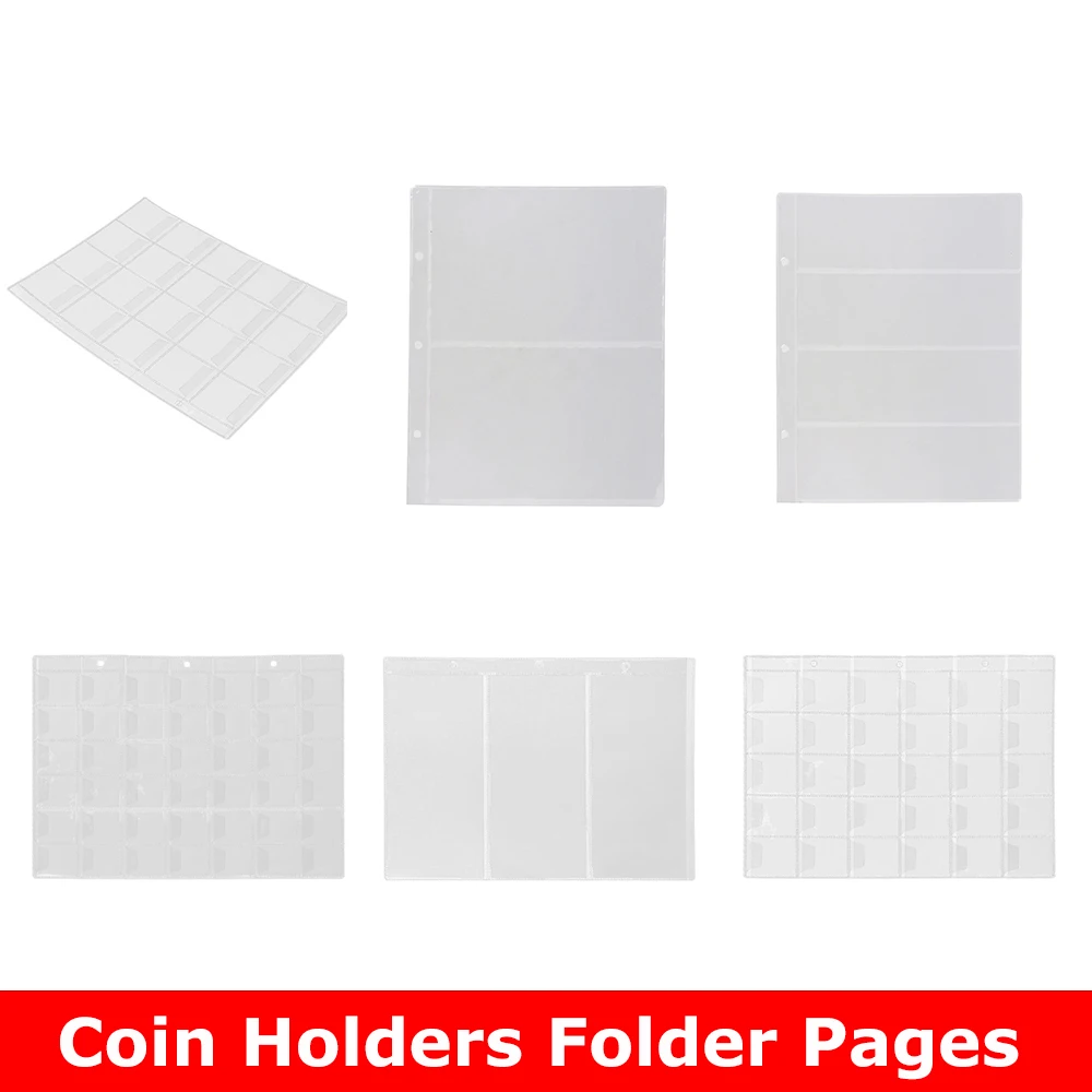 1 Sheet Coins Banknote Holders Folder Pages Mini Penny Coin Storage Albums Organizer 2-42pockets Durable Transparent Bags 2023
1 Sheet Coins Banknote Holders Folder Pages Mini Penny Coin Storage Albums Organizer 2-42pockets Durable Transparent Bags 2023