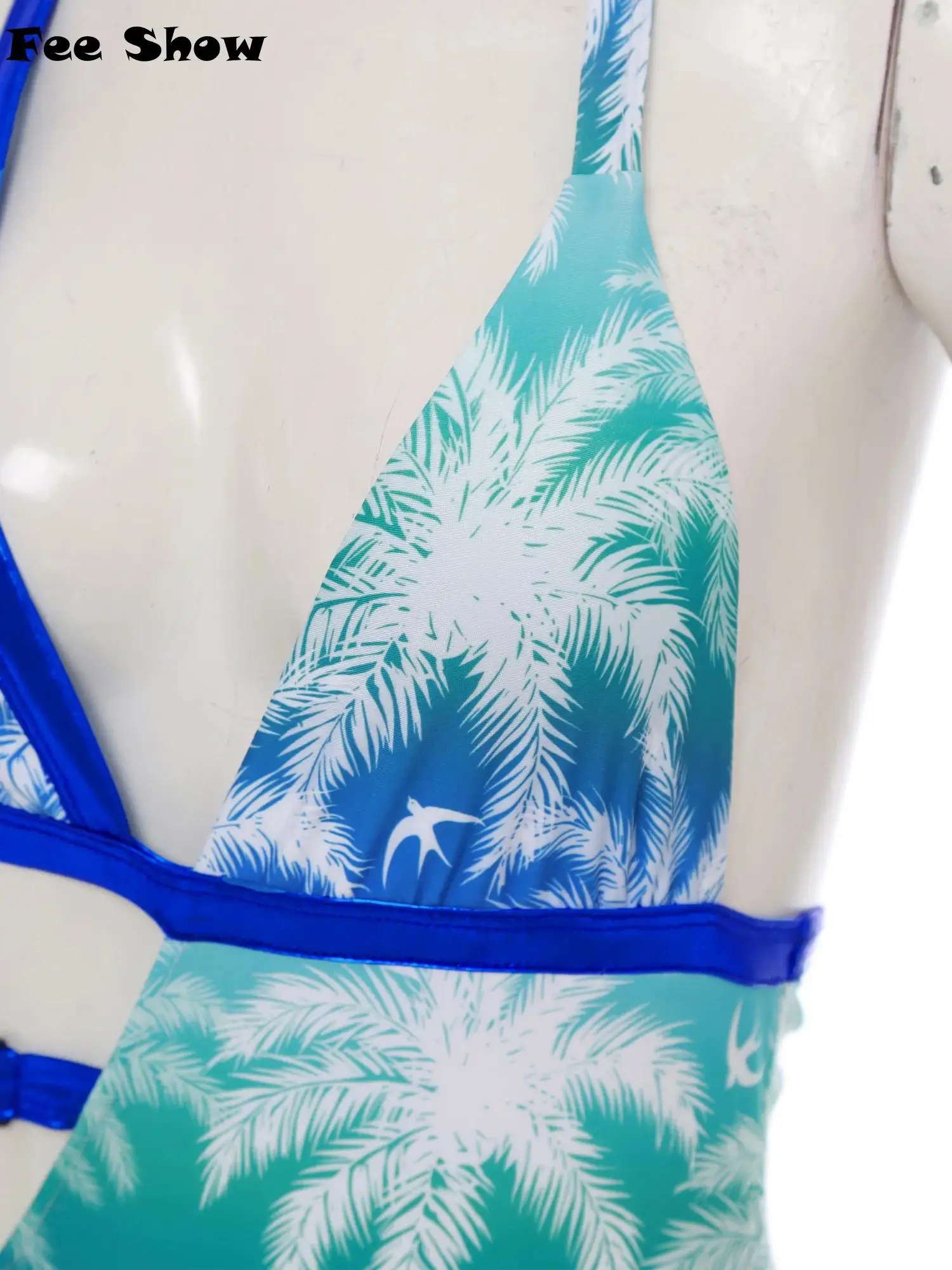 Women One Piece Wrap Swimsuit Halter Deep V Neck Sleeveless Hollow Out Swimwear Strappy Pool Party Beach Bathing Suit
Women One Piece Wrap Swimsuit Halter Deep V Neck Sleeveless Hollow Out Swimwear Strappy Pool Party Beach Bathing Suit