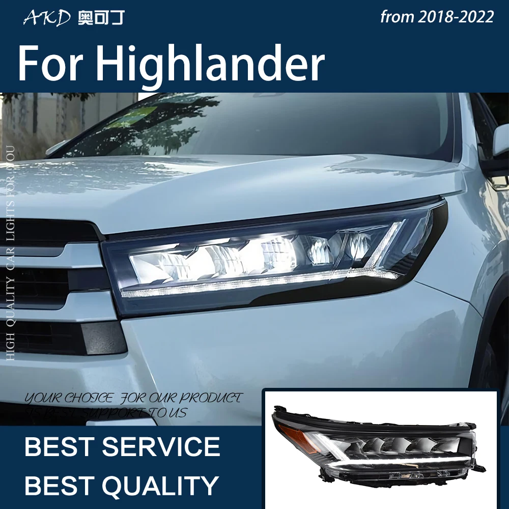 Car Lights for Highlander 2018-2022 Kluger LED Auto Headlight Assembly Upgrade Crystal Matrix Dynamic Signal Lamp Accessories
Car Lights for Highlander 2018-2022 Kluger LED Auto Headlight Assembly Upgrade Crystal Matrix Dynamic Signal Lamp Accessories