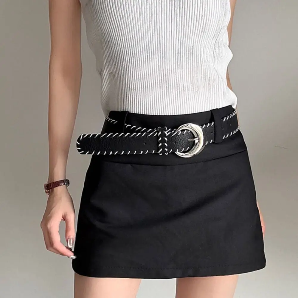 Fashion Pu Leather Leather Belt Braided Rope Casual Pin Buckle Waistband Metal Buckle Wide Waist Strap Gifts
Fashion Pu Leather Leather Belt Braided Rope Casual Pin Buckle Waistband Metal Buckle Wide Waist Strap Gifts