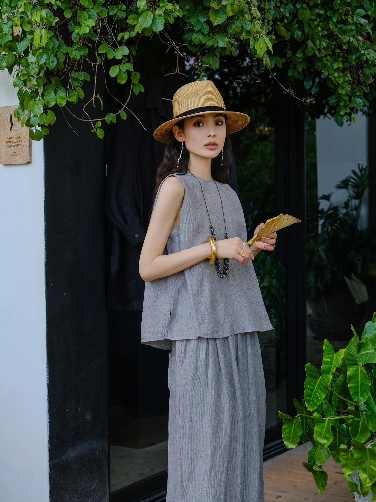 Льняной жилет Mallin оригинального дизайна, цветной тканый полосатый топ, повседневная удобная летняя модная верхняя одежда
Льняной жилет Mallin оригинального дизайна, цветной тканый полосатый топ, повседневная удобная летняя модная верхняя одежда