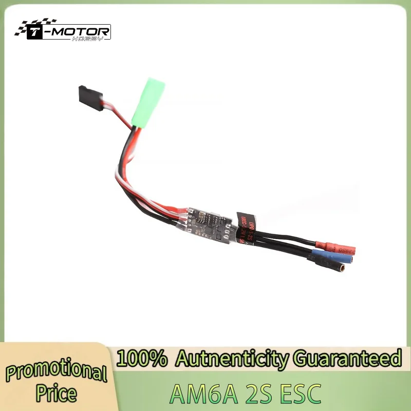 T-HOBBY T-MOTOR AM06A 6A 1-2S BLHeli_S Electronic Speed Controller ESC for RC FPV Fixed Wing Drone Airplane F3P Plane RC Parts
T-HOBBY T-MOTOR AM06A 6A 1-2S BLHeli_S Electronic Speed Controller ESC for RC FPV Fixed Wing Drone Airplane F3P Plane RC Parts