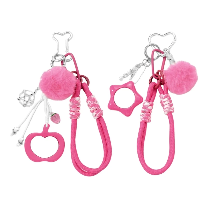 H3CB Fuzzy Mirror Keychain Accessory Bag Charm With Metal Hook Strawberry Practical Craft Perfect For Daily Use
H3CB Fuzzy Mirror Keychain Accessory Bag Charm With Metal Hook Strawberry Practical Craft Perfect For Daily Use