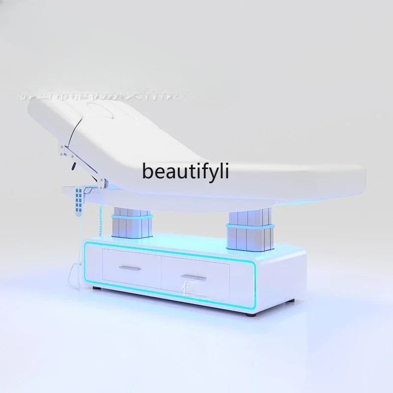 LJYHigh-end electric beauty bed, special massage treatment bed for beauty salons, lifting body bed 
LJYHigh-end electric beauty bed, special massage treatment bed for beauty salons, lifting body bed
