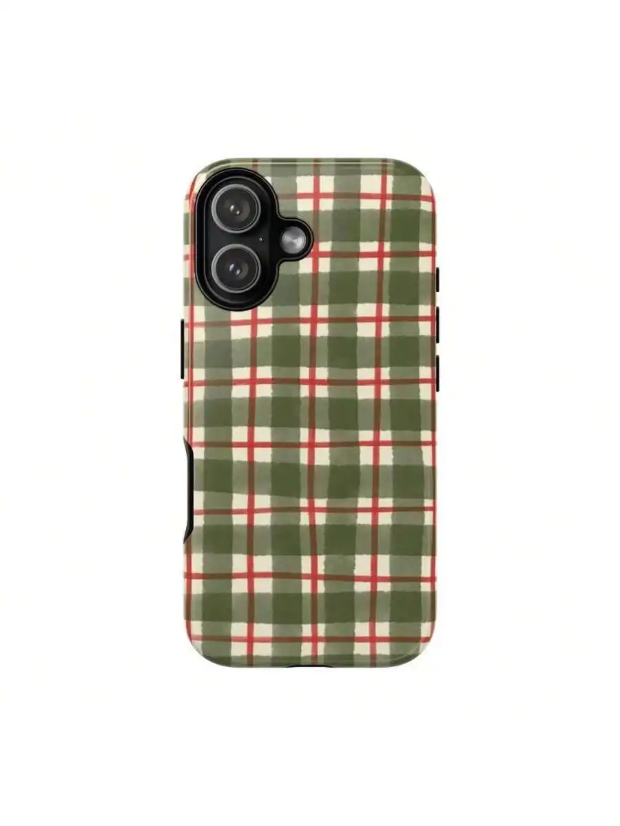 Green Plaid Phone Case Minimal Checkered Design Retro Tough Case Anti-Drop Shockproof Full Protection
Green Plaid Phone Case Minimal Checkered Design Retro Tough Case Anti-Drop Shockproof Full Protection