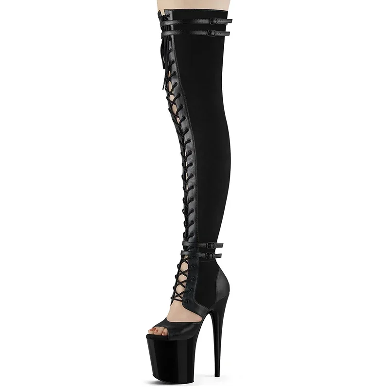 pole Dance Stripper HeelPs 20cm Sexy Fetish Shoes Hollow Nightclub Gothic Over The Knee Platform Boots Lace Up Mature Women Mode
pole Dance Stripper HeelPs 20cm Sexy Fetish Shoes Hollow Nightclub Gothic Over The Knee Platform Boots Lace Up Mature Women Mode