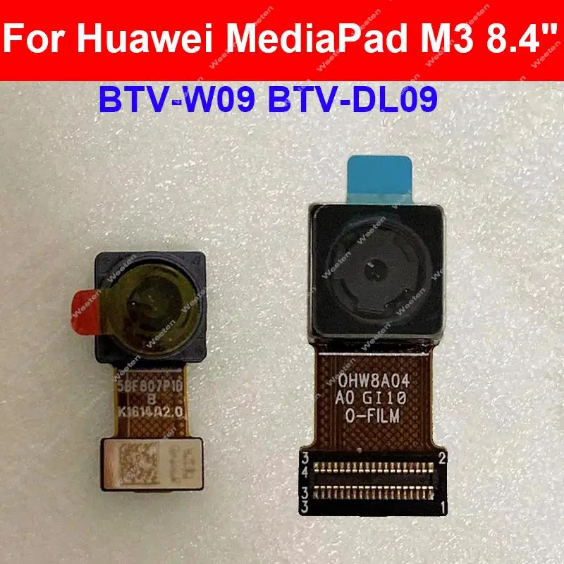 Front Back Camera For Huawei MediaPad M3 8.4" BTV-W09 DL09 Front Small Facing Rear Big Camera Module Parts
Front Back Camera For Huawei MediaPad M3 8.4" BTV-W09 DL09 Front Small Facing Rear Big Camera Module Parts