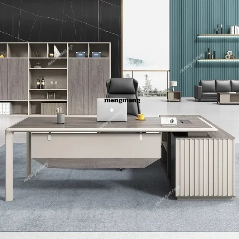 Hot sales Boss table President table Simple modern atmosphere Commercial light luxury style Supervisor manager Office desk
Hot sales Boss table President table Simple modern atmosphere Commercial light luxury style Supervisor manager Office desk