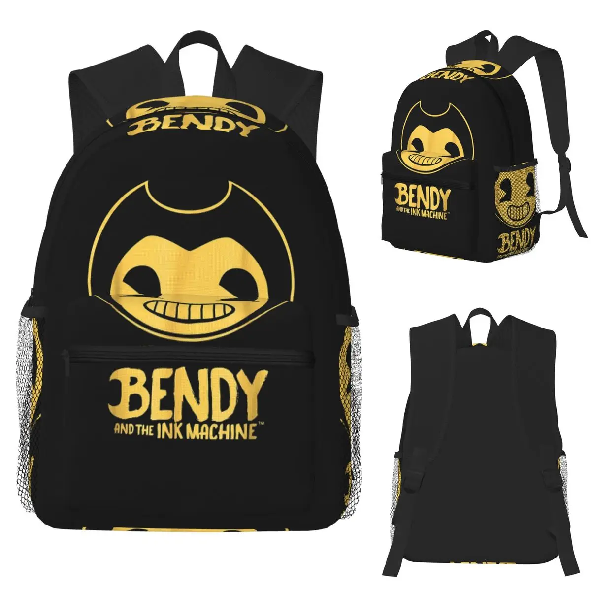 Студенческий рюкзак Bendy-Ink-Machine, школьная сумка, походный дорожный рюкзак для мальчиков и девочек, модная сумка для книг, сумки на плечо
Студенческий рюкзак Bendy-Ink-Machine, школьная сумка, походный дорожный рюкзак для мальчиков и девочек, модная сумка для книг, сумки на плечо