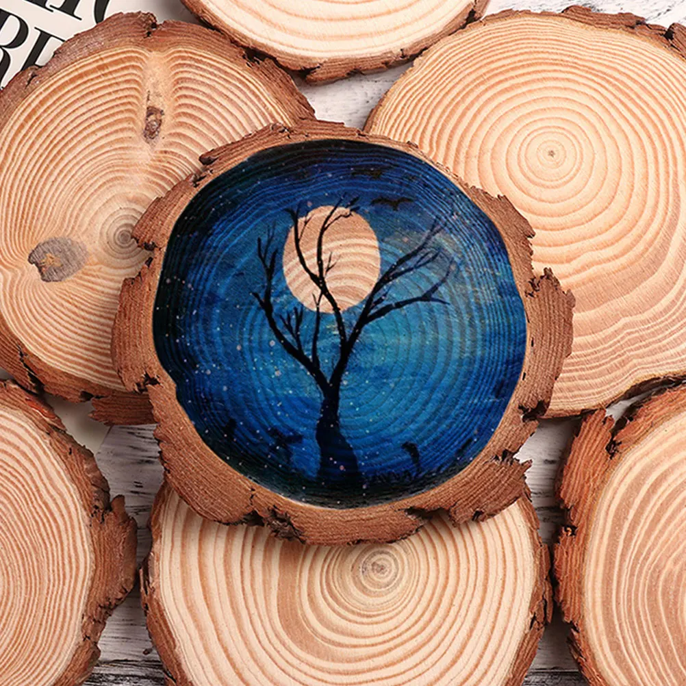 6pcs Slices Coaster Unfinished Round Unpainted Wood Slices Wooden Discs for DIY Crafts Painting Natural Wood Slice
6pcs Slices Coaster Unfinished Round Unpainted Wood Slices Wooden Discs for DIY Crafts Painting Natural Wood Slice