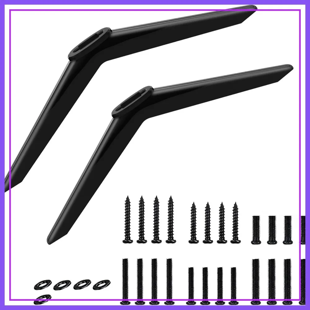 Universal TV Stand Legs Replacement for 28-65 inch TVs, with Screws, Easy Install
Universal TV Stand Legs Replacement for 28-65 inch TVs, with Screws, Easy Install