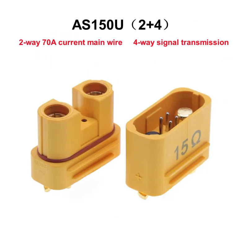AS150U Lithium Battery Plug Anti-Spark With signal needle large current Waterproof socket cable Plant protection machine
AS150U Lithium Battery Plug Anti-Spark With signal needle large current Waterproof socket cable Plant protection machine