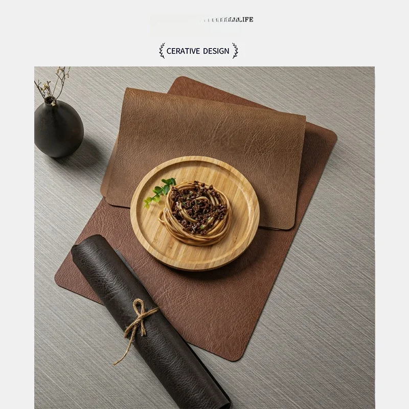 Высококачественный кожаный коврик для обеденного стола, водонепроницаемый, маслоотталкивающий, для домашнего использования, термоизоляционная подкладка, креативный винтажный дизайн, для ресторанов в западном стиле, настольный коврик M...
Высококачественный кожаный коврик для обеденного стола, водонепроницаемый, маслоотталкивающий, для домашнего использования, термоизоляционная подкладка, креативный винтажный дизайн, для ресторанов в западном стиле, настольный коврик M...