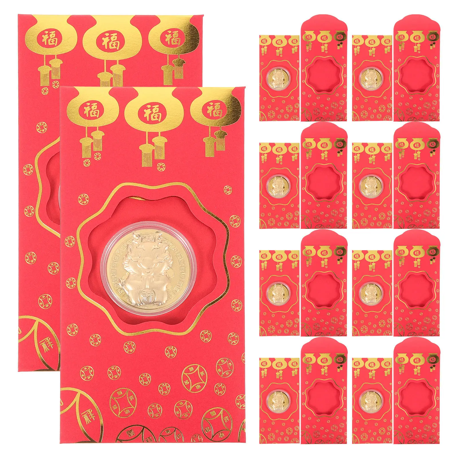 10Pcs Red Envelopes Chinese New Year Paper Packets Spring Festival Dragon Coin Money Pouches 2024 Lucky Decorative Red Packets
10Pcs Red Envelopes Chinese New Year Paper Packets Spring Festival Dragon Coin Money Pouches 2024 Lucky Decorative Red Packets