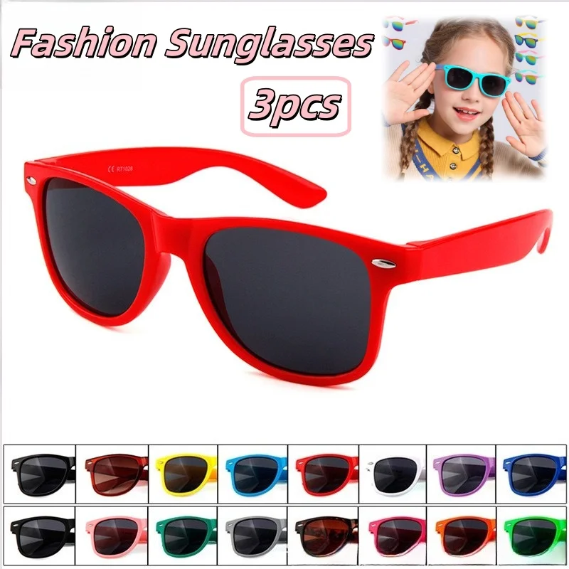 3PCS/Pack Boys and Girls New Square Sunglasses Children's Fashion Trend Glasses Beach Outdoor UV Protection Sun Glasses
3PCS/Pack Boys and Girls New Square Sunglasses Children's Fashion Trend Glasses Beach Outdoor UV Protection Sun Glasses