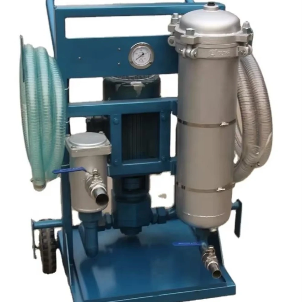 Hand push hydraulic lubrication system, oil filling filter, convenient mobile oil filter
Hand push hydraulic lubrication system, oil filling filter, convenient mobile oil filter