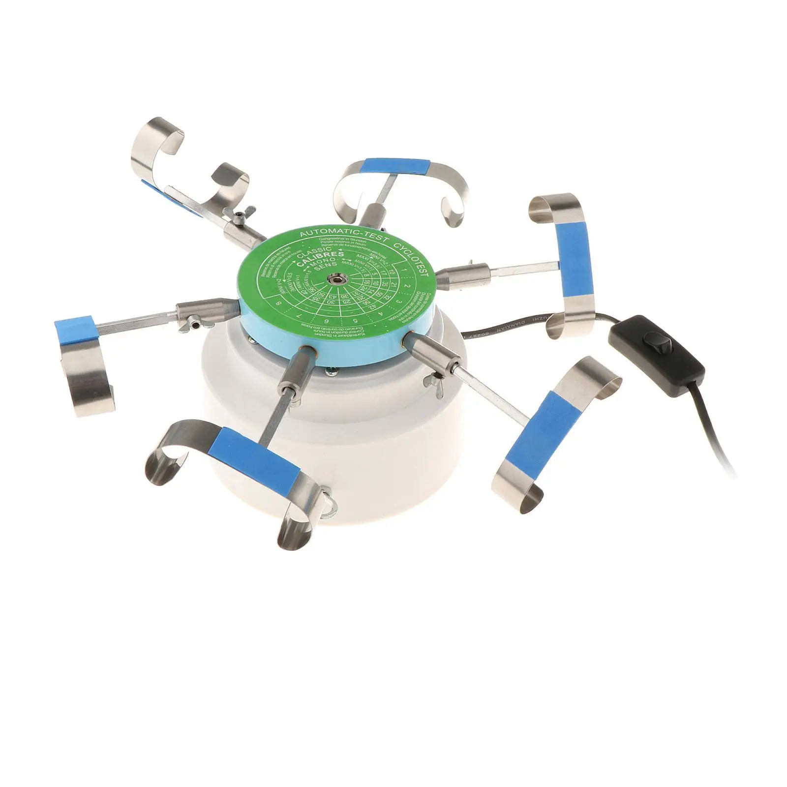 Automatic Watch Tester for Six Watches Watchmakers Tool Aluminum Alloy Watch Winding Tool 110V Rotation Meter Watch Test Machine
Automatic Watch Tester for Six Watches Watchmakers Tool Aluminum Alloy Watch Winding Tool 110V Rotation Meter Watch Test Machine