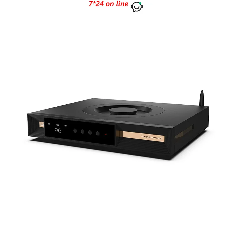 SMSL VMV T2 High-Resolution Digital Media Center CD Player Hi-Res Audio MQA Full Decoding P.A.S.S. Bluetooth PCM768 DSD512 I2S
SMSL VMV T2 High-Resolution Digital Media Center CD Player Hi-Res Audio MQA Full Decoding P.A.S.S. Bluetooth PCM768 DSD512 I2S