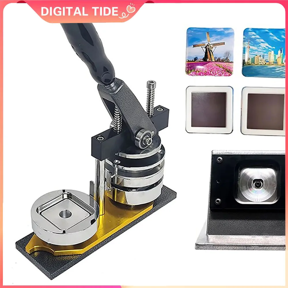 50x50mm Refrigerator Sticker Making Machine+Paper Cutter+100 Sets Materials Square Fridge Magnet Maker Machine Kit
50x50mm Refrigerator Sticker Making Machine+Paper Cutter+100 Sets Materials Square Fridge Magnet Maker Machine Kit