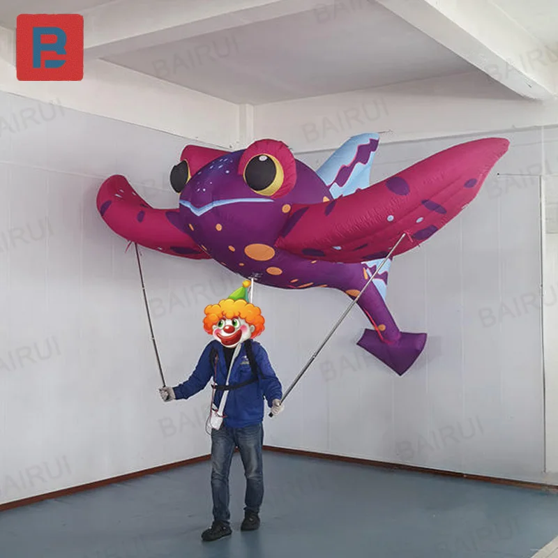 Inflatable marine fish, marine animal, used for decoration in parade stage performances
Inflatable marine fish, marine animal, used for decoration in parade stage performances