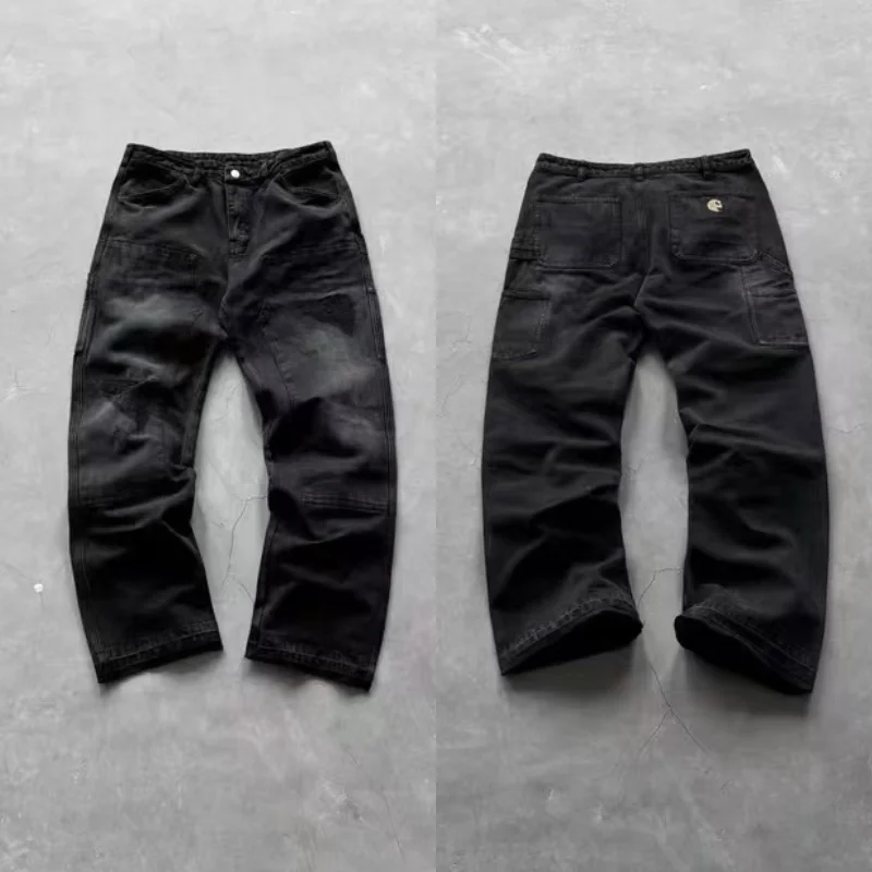 False Perception Cargo Pants High Quality Washed Men Women Streetwear Work Trousers
False Perception Cargo Pants High Quality Washed Men Women Streetwear Work Trousers