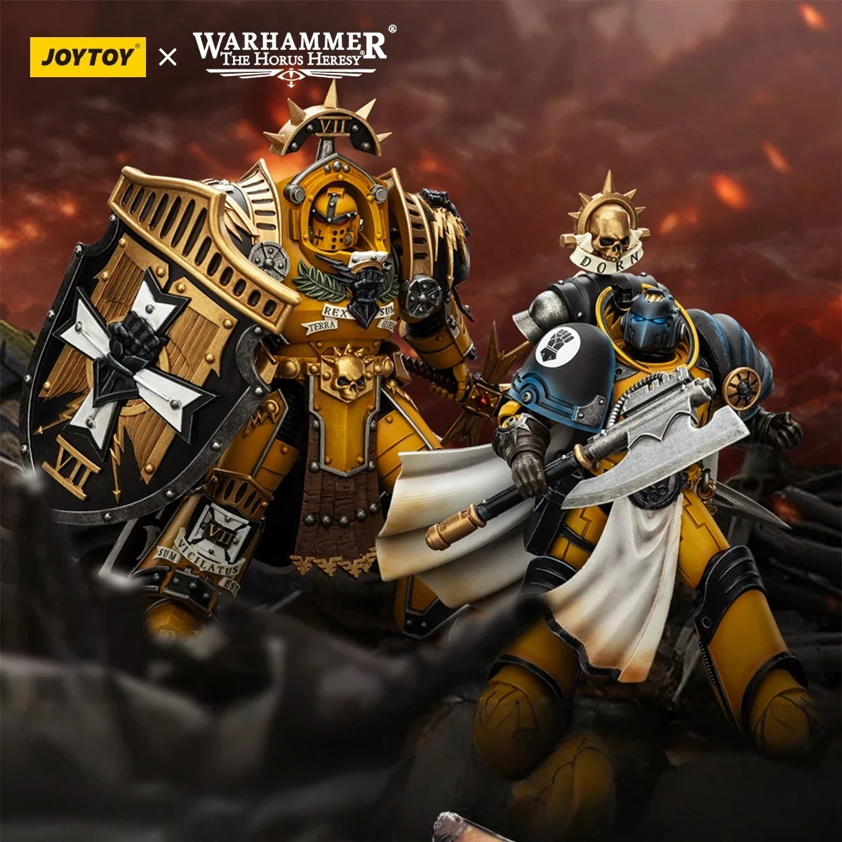 Оригинальная фигурка JOYTOY 40K Imperial Fists: Терминатор-Праептор и Консул-Библиотекарь, масштаб 1/18, абсолютно новая, в наличии
Оригинальная фигурка JOYTOY 40K Imperial Fists: Терминатор-Праептор и Консул-Библиотекарь, масштаб 1/18, абсолютно новая, в наличии